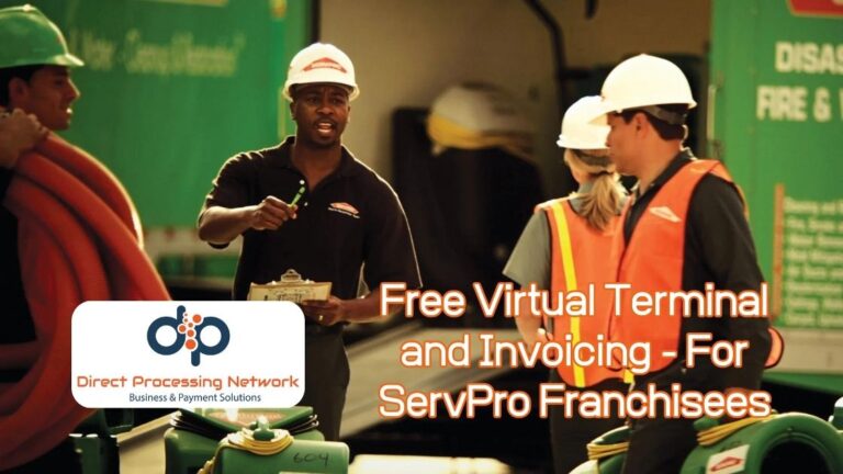 Free Virtual Terminal and Invoicing - For ServPro Franchisees